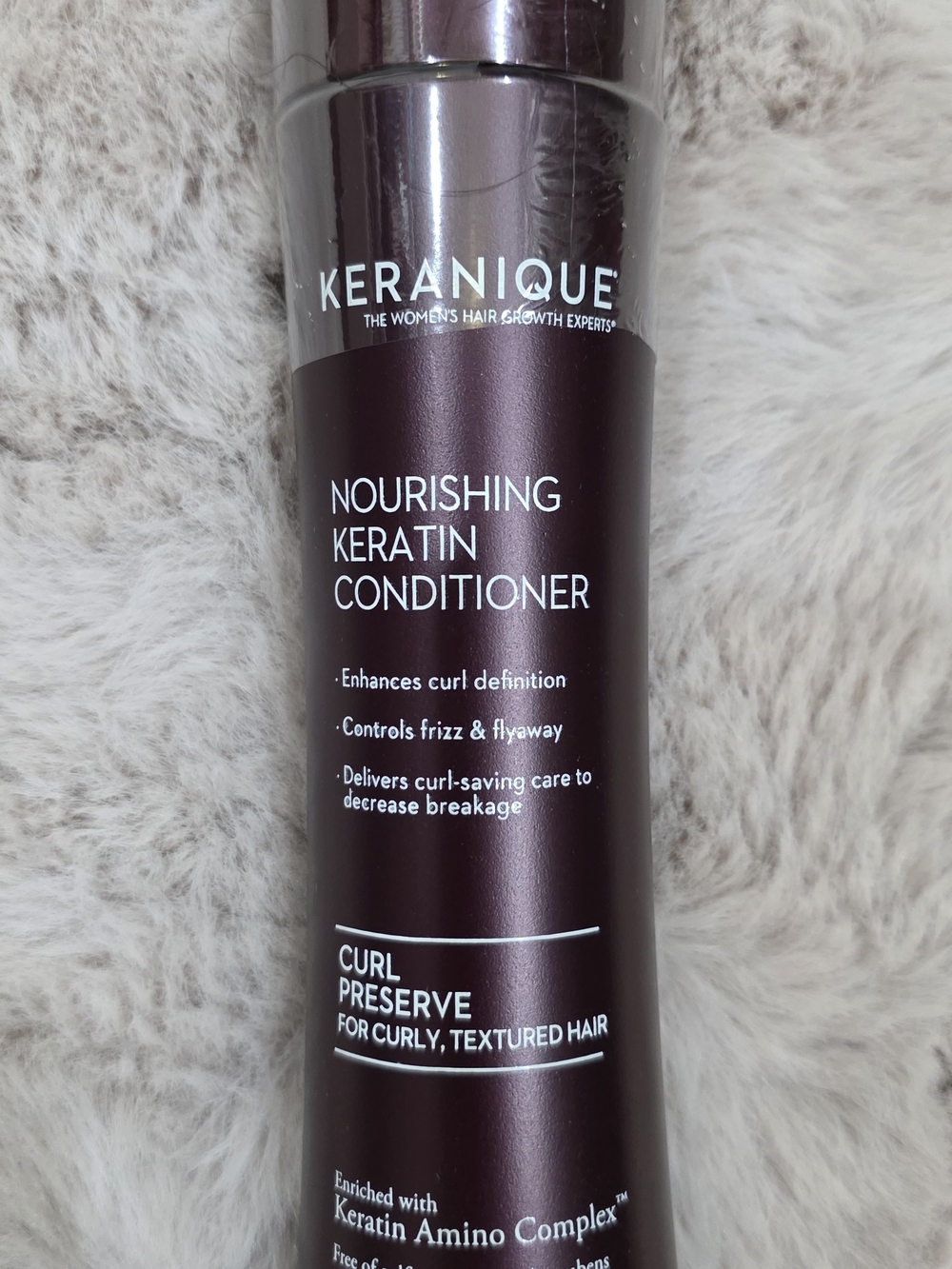 KERANIQUE Curl Preserve Nourishing Keratin Conditioner – 240 mL NEW